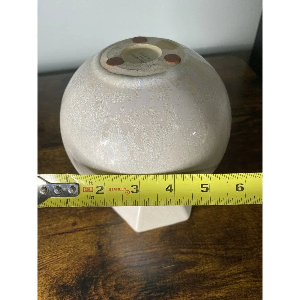 Neutral Minimalist West Elm Pottery Vase By Carla Peters